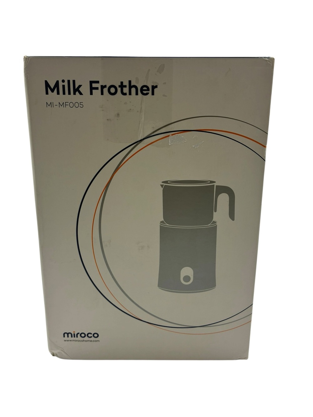 Miroco MI-MF005 Stainless Steel 16.9oz Automatic Milk Frother - Silver New